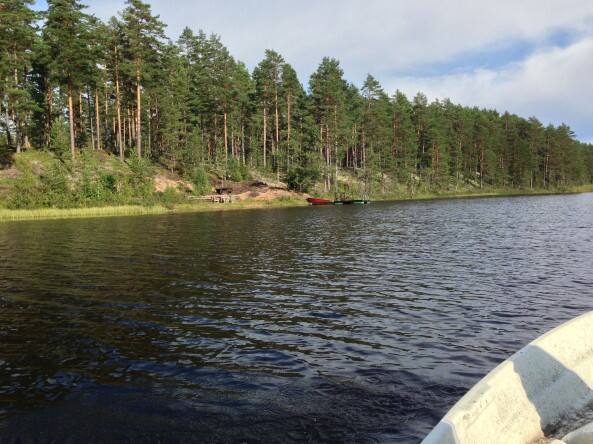 Im Ruderboot